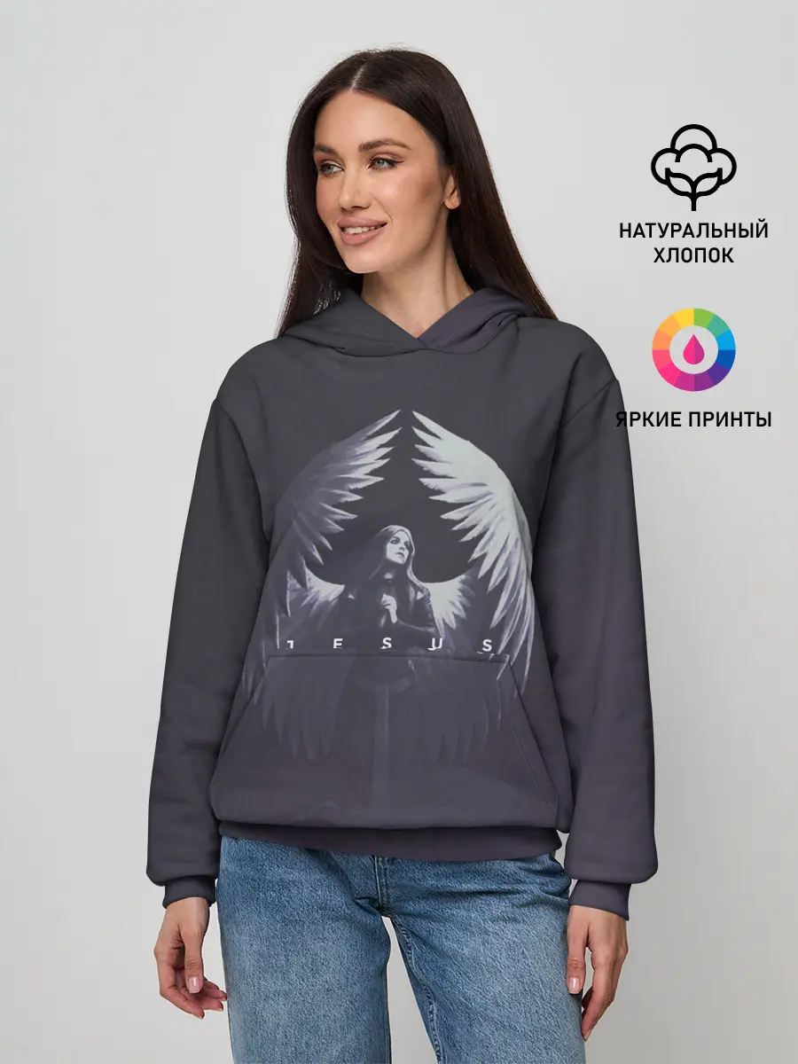 Женское худи / ДЖИЗУС - JESUS2