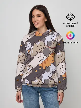 Женское худи / Котомания