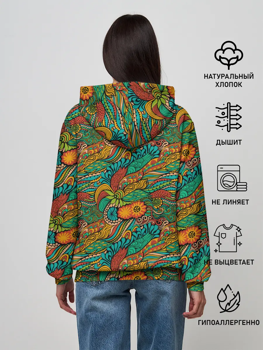 Женское худи / Floral Ornament