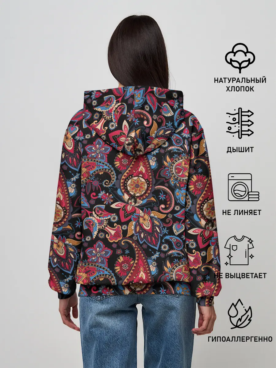 Женское худи / Этнический орнамент