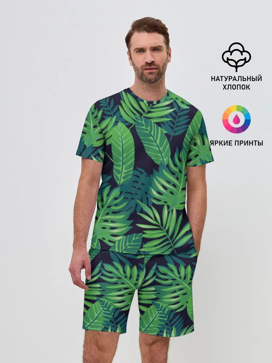 Мужской костюм с шортами / Тропики