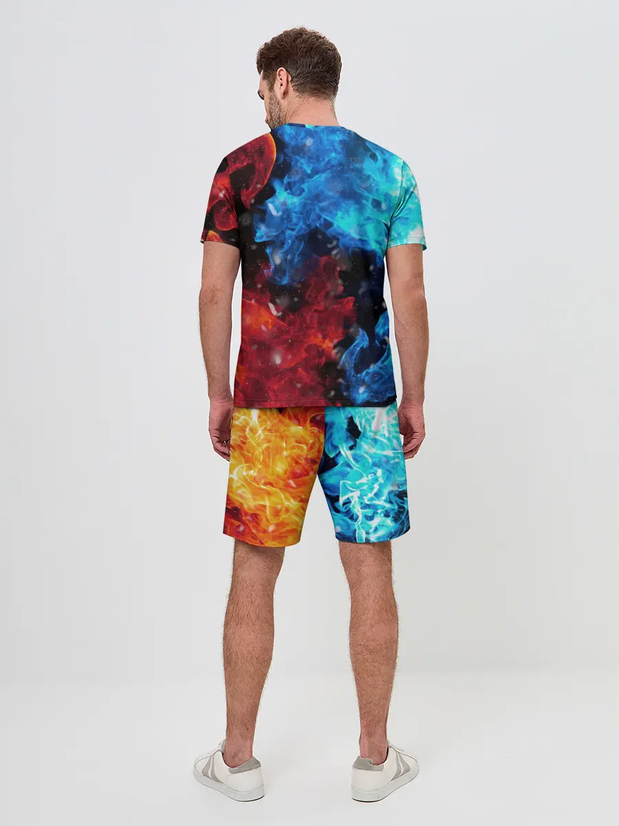 Мужской костюм с шортами / Minecraft / Майнкрафт