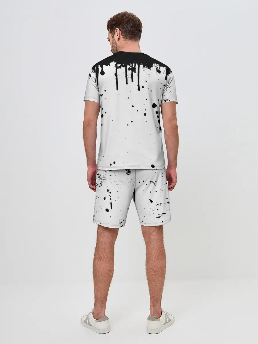 Мужской костюм с шортами / АХЕГАО с подтёками