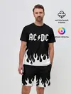 Мужской костюм с шортами / AC DC