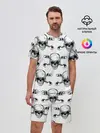 Мужской костюм с шортами / Череп и кости