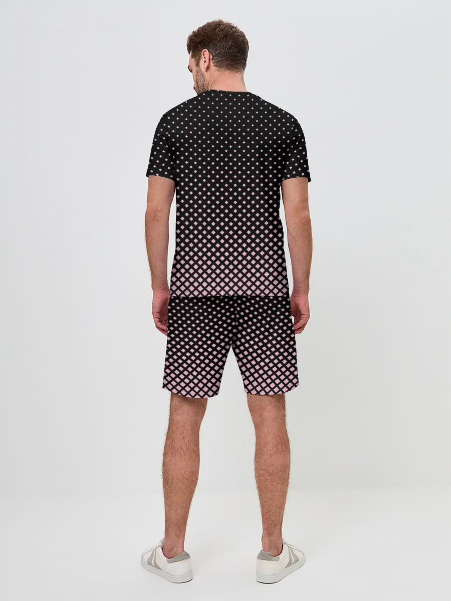 Мужской костюм с шортами / Ромбы