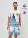 Мужской костюм с шортами / ВМФ