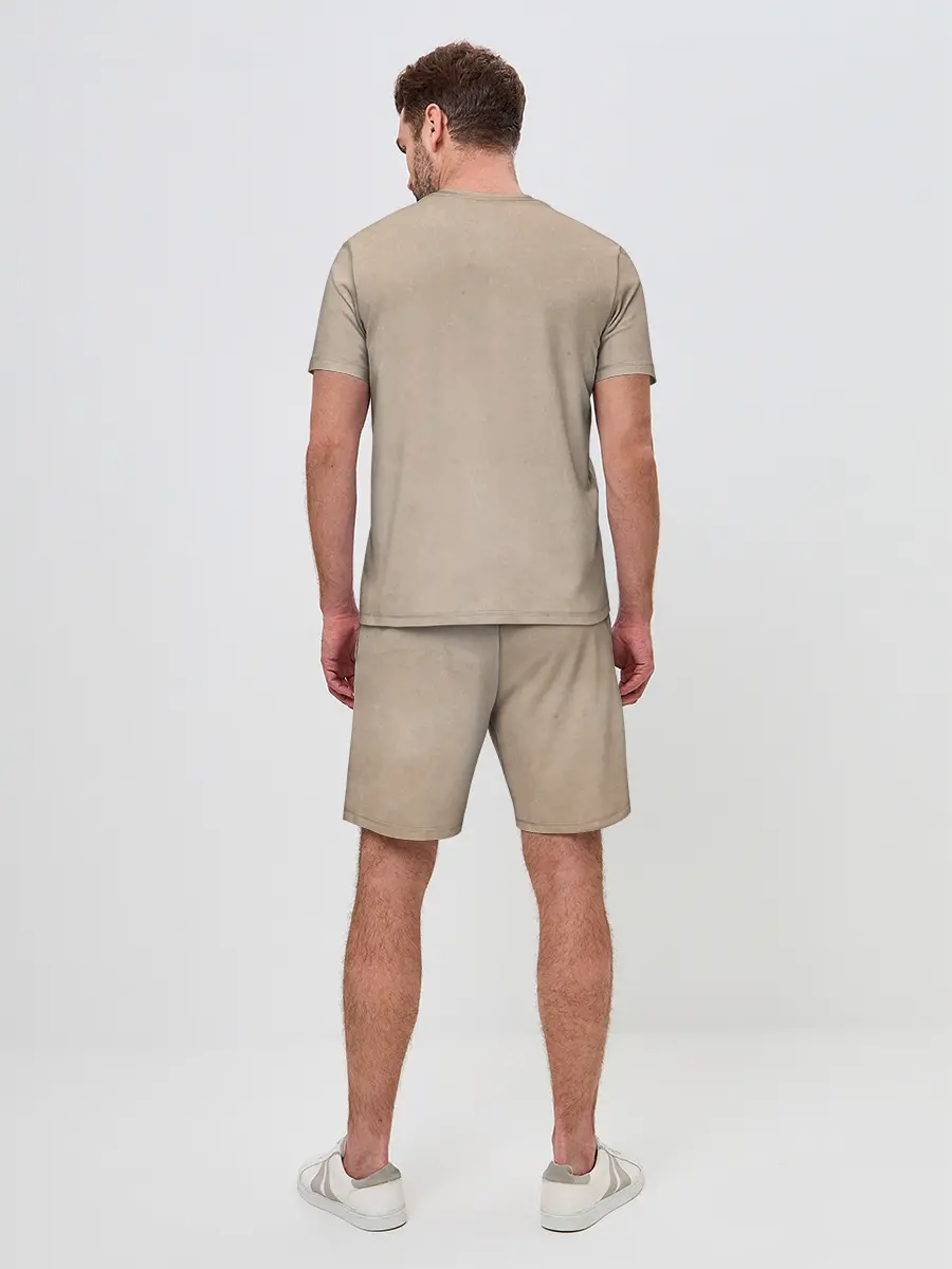 Мужской костюм с шортами / Военный