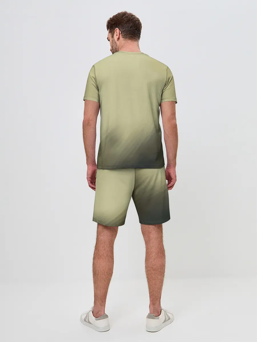 Мужской костюм с шортами / Военный