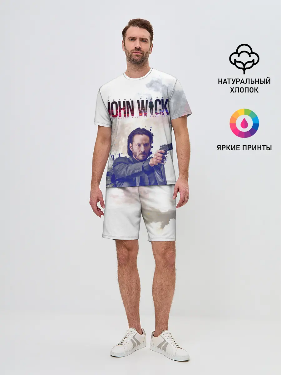 Мужской костюм с шортами / John Wick