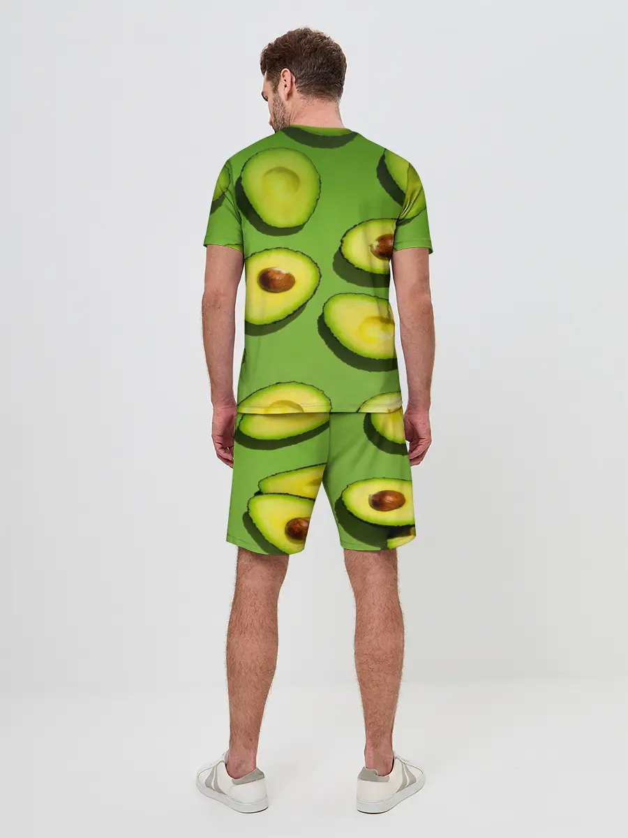Мужской костюм с шортами / АВАКАДО ПАТТЕРН.
