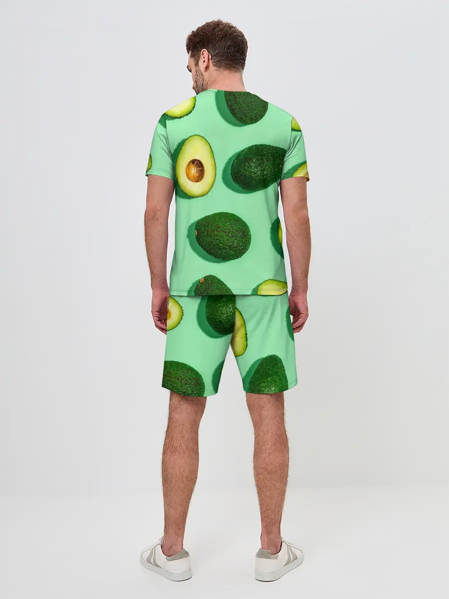 Мужской костюм с шортами / АВАКАДО