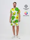 Мужской костюм с шортами / АВОКАДО