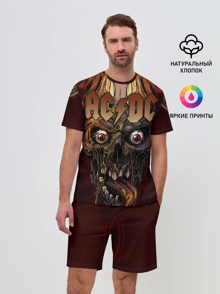 Мужской костюм с шортами / AC/DC