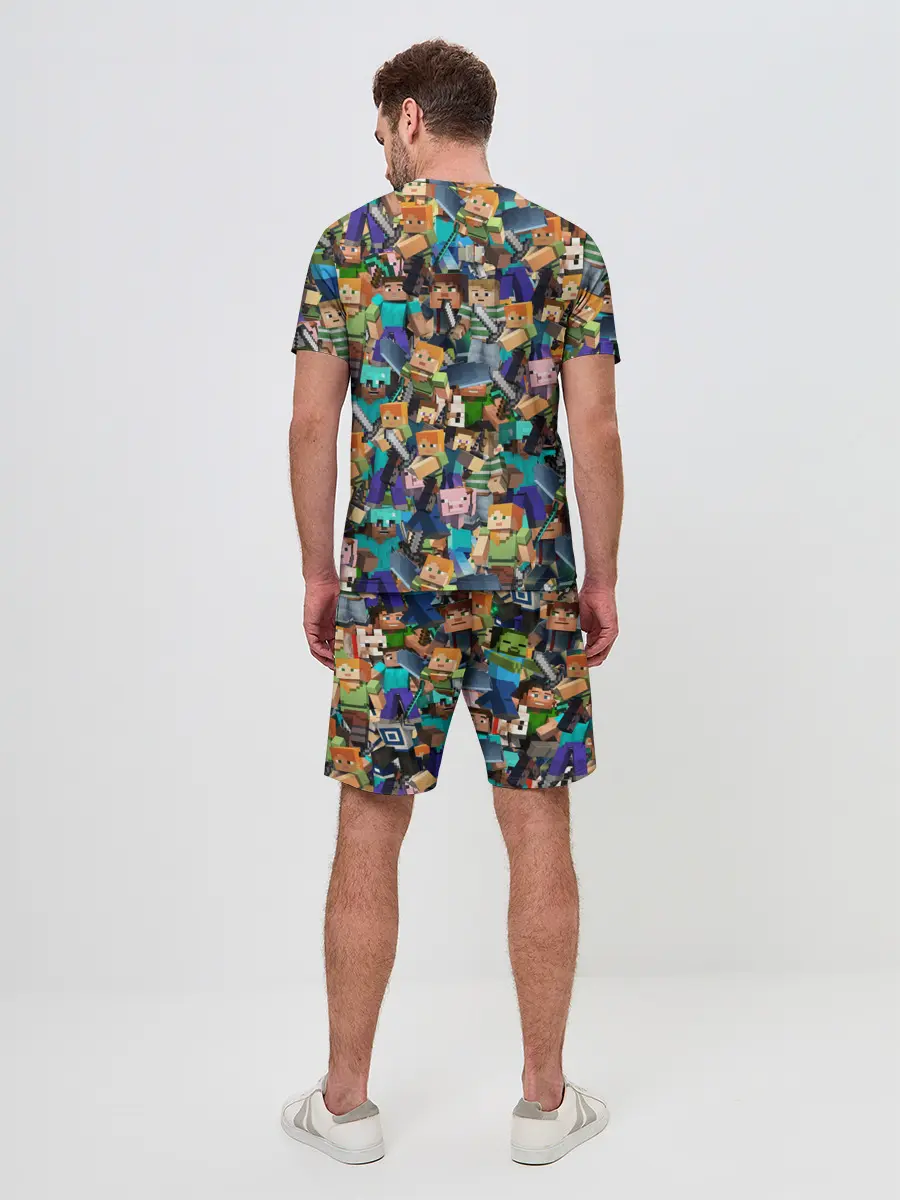 Мужской костюм с шортами / MINECRAFT ПЕРСОНАЖИ