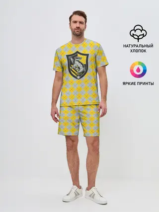 Мужской костюм с шортами / Coat of Hufflepuff