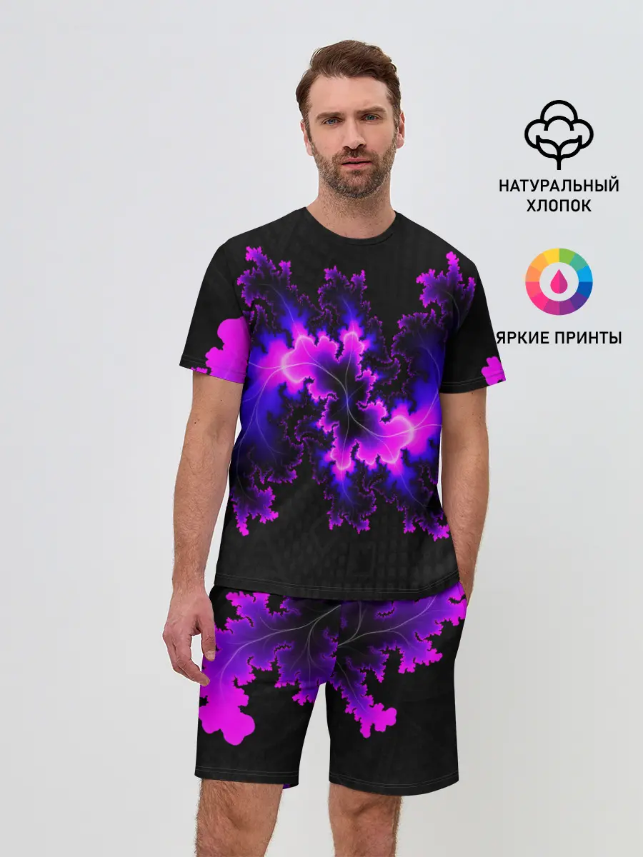 Мужской костюм с шортами / NEON Liquid