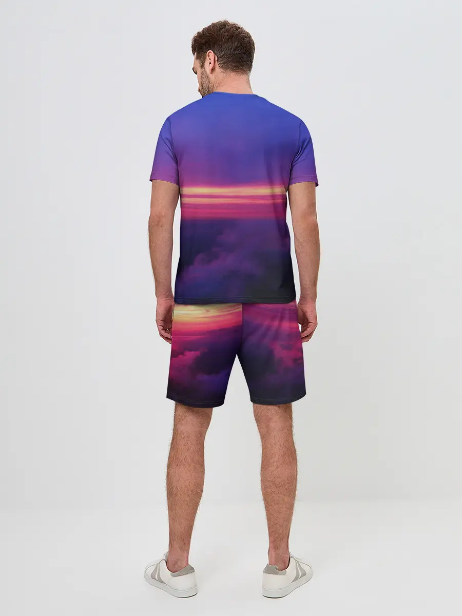 Мужской костюм с шортами / Dusk Sky Horse