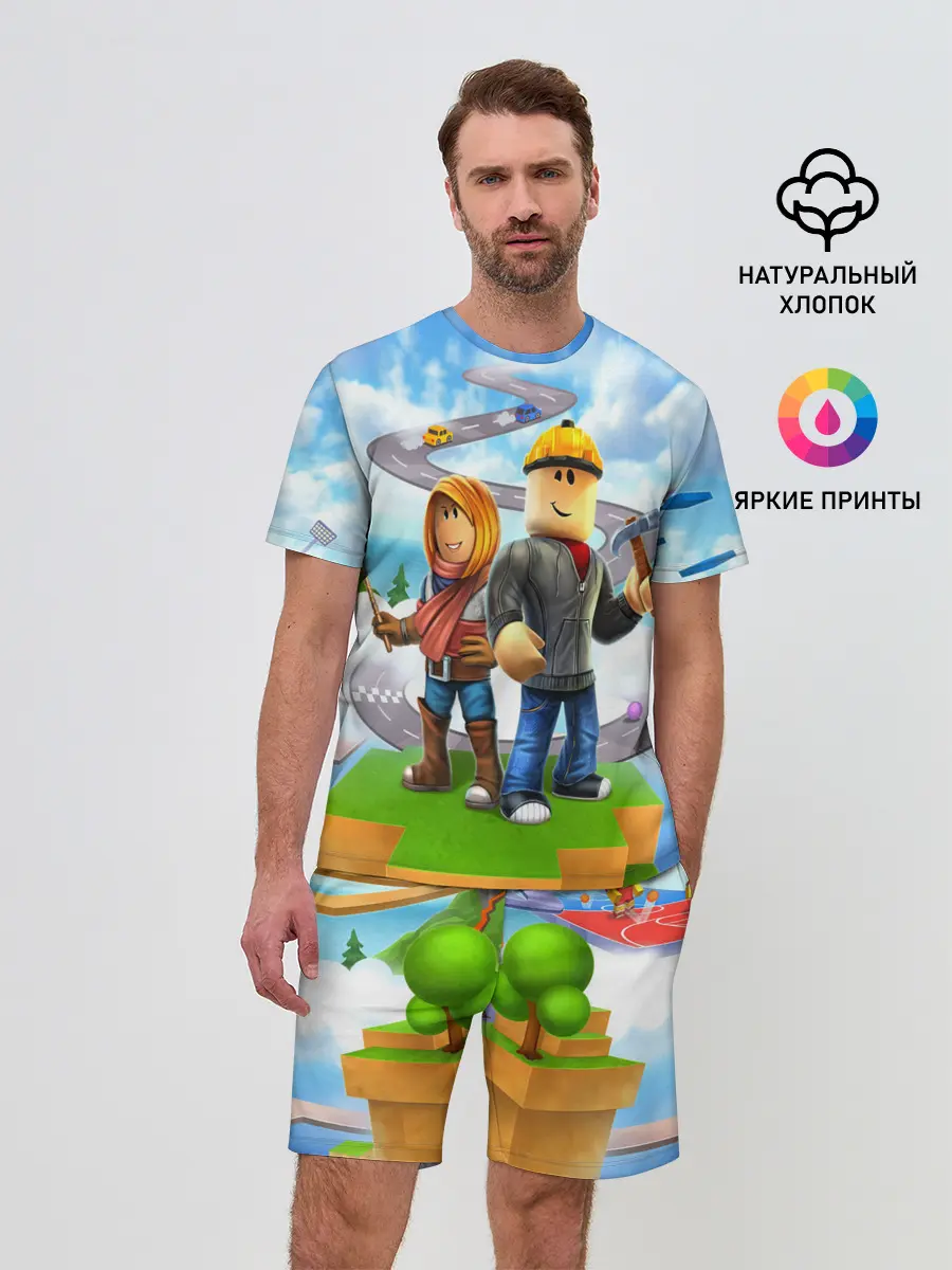 Мужской костюм с шортами / ROBLOX