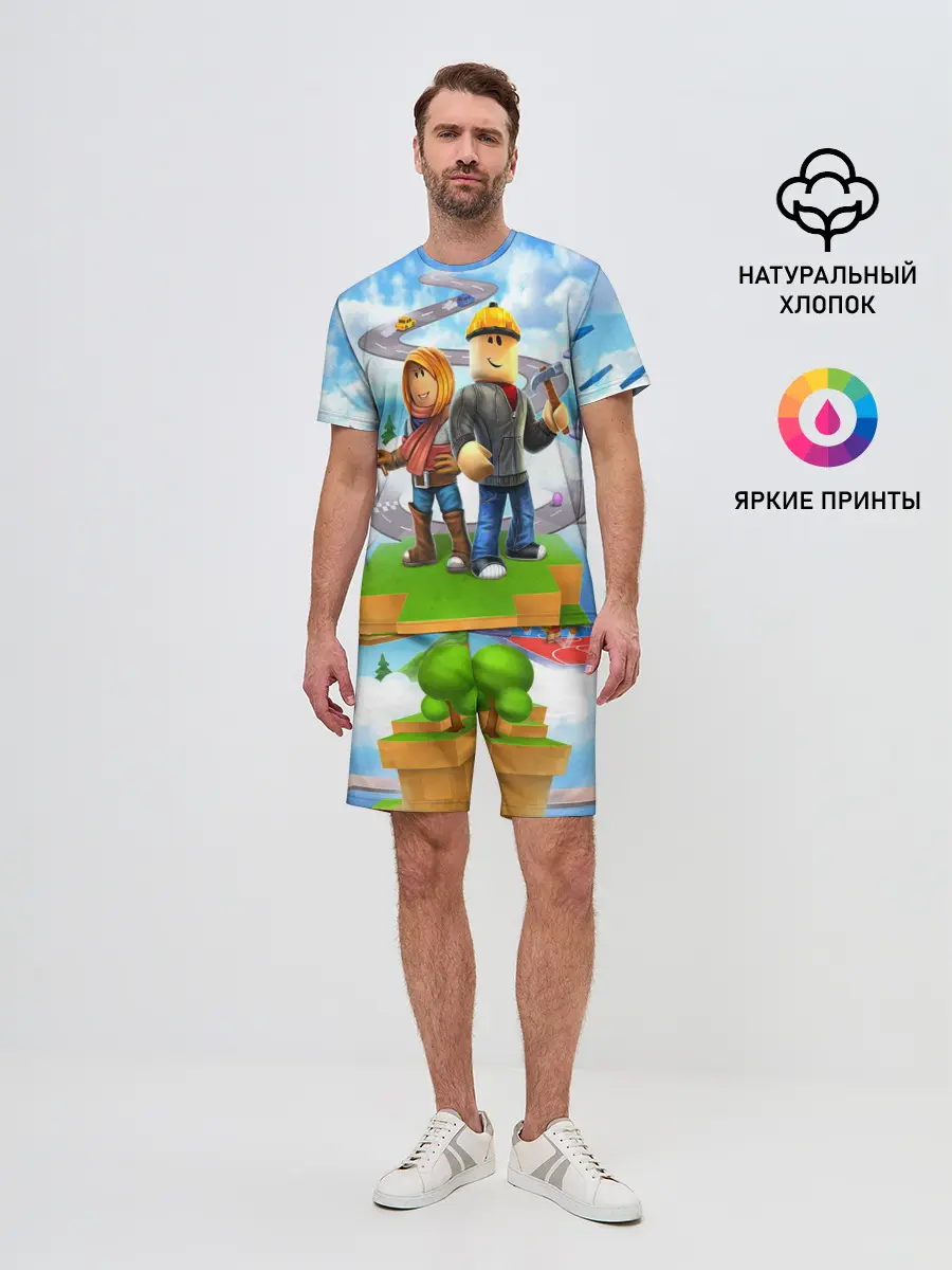 Мужской костюм с шортами / ROBLOX