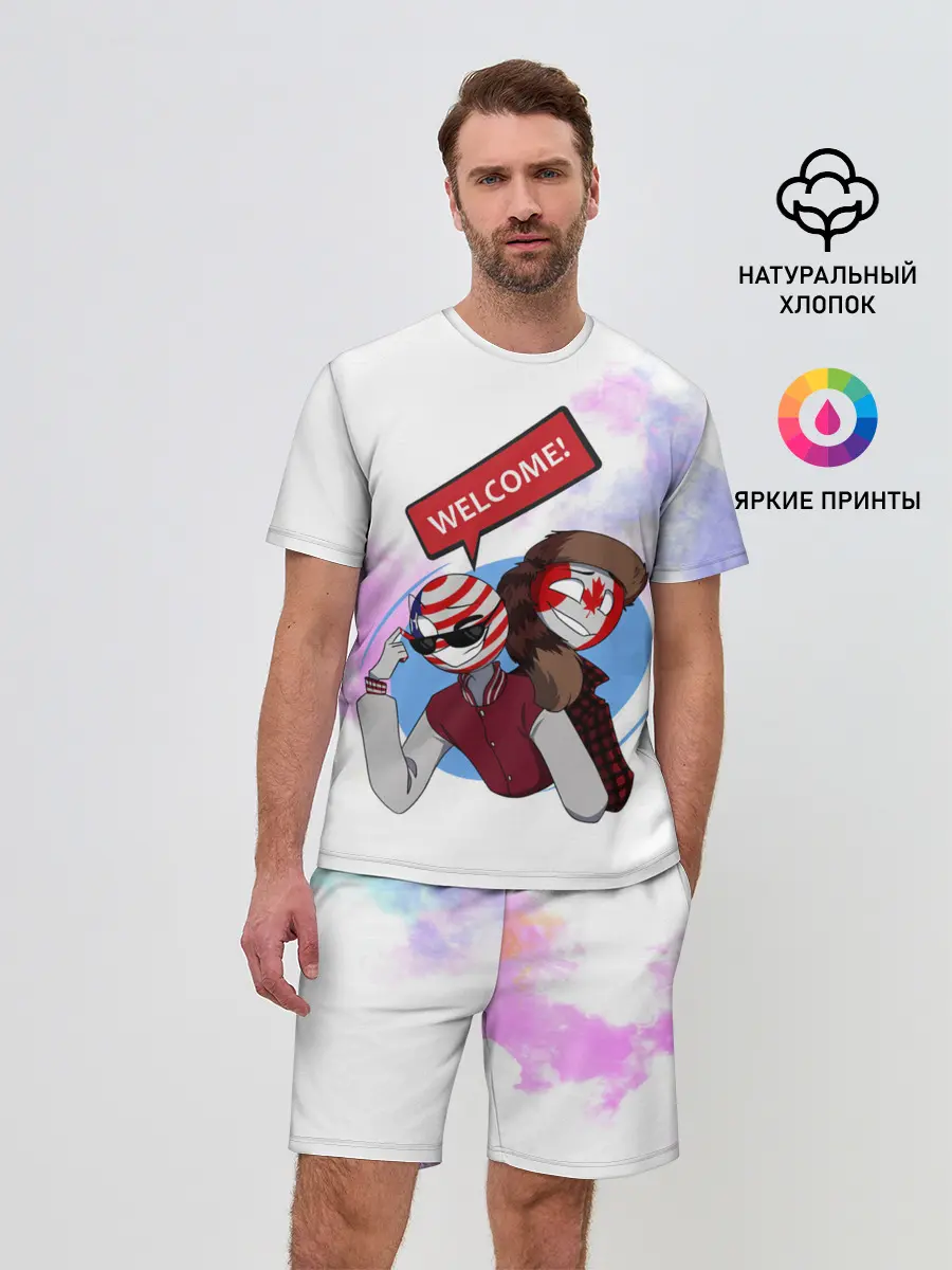 Мужской костюм с шортами / Country Humans