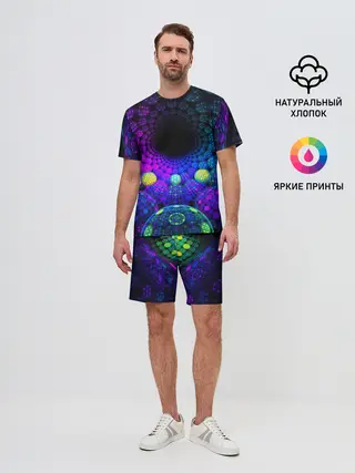 Мужской костюм с шортами / PSY NEON