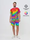 Мужской костюм с шортами / TIE-DYE