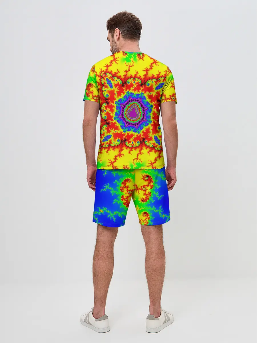 Мужской костюм с шортами / АБСТРАКТНЫЕ РАЗРЫВЫ