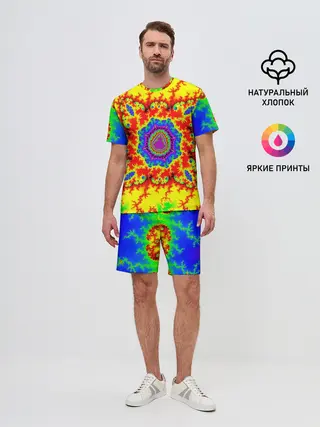 Мужской костюм с шортами / АБСТРАКТНЫЕ РАЗРЫВЫ