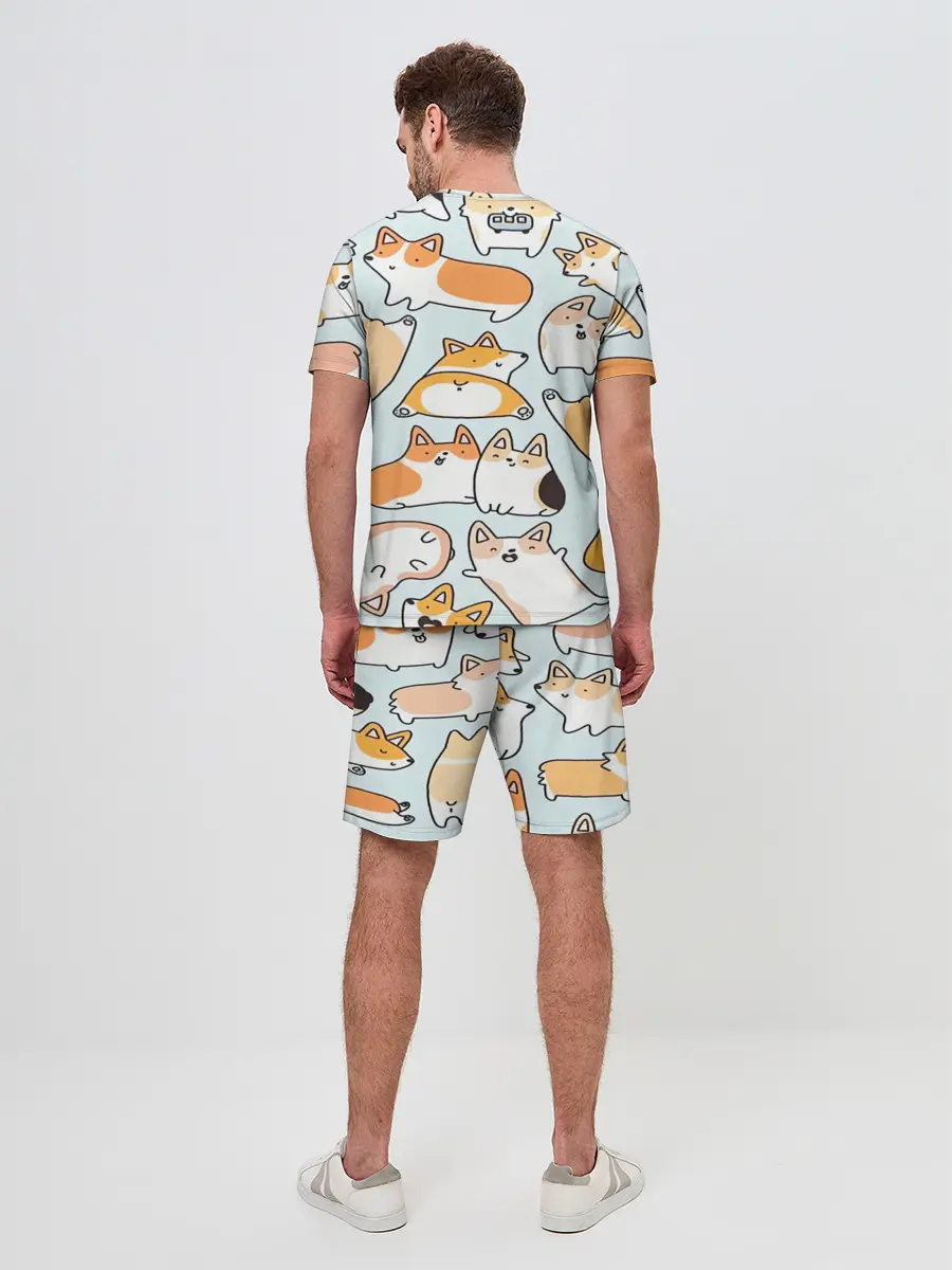 Мужской костюм с шортами / Корги
