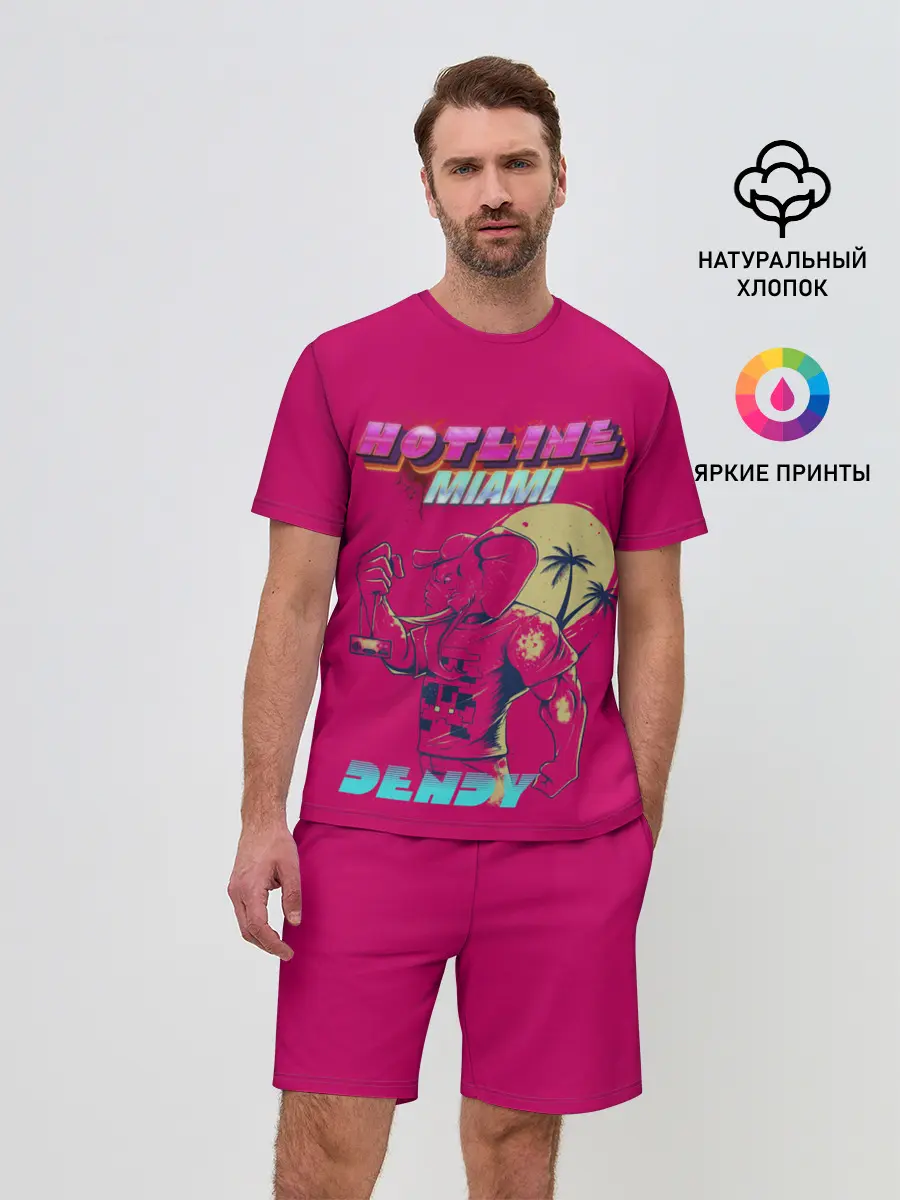 Мужской костюм с шортами / Hotline Miami