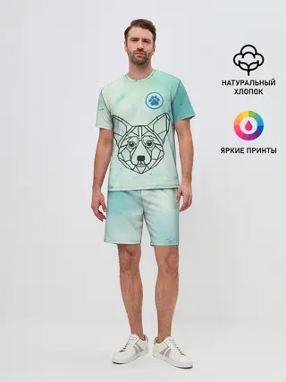 Мужской костюм с шортами / Корги