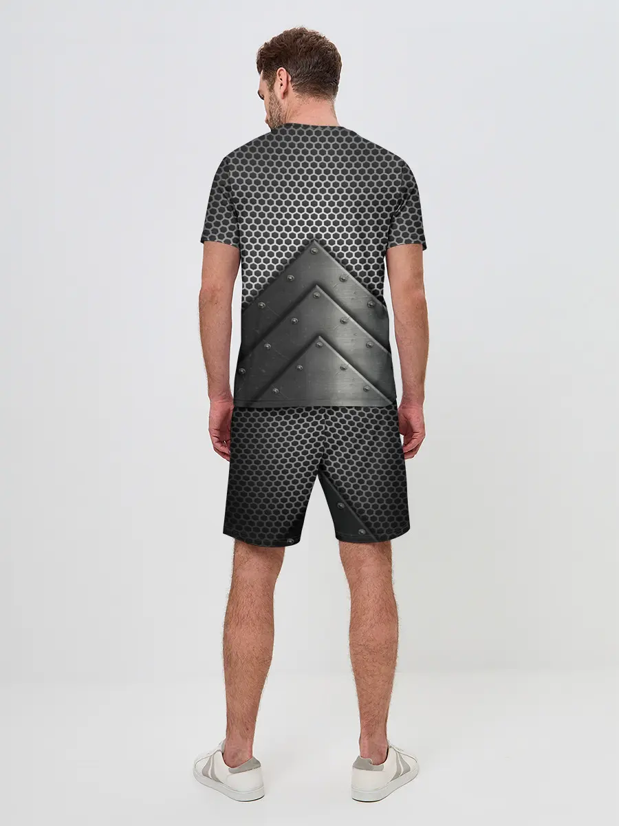 Мужской костюм с шортами / Броня металлическая