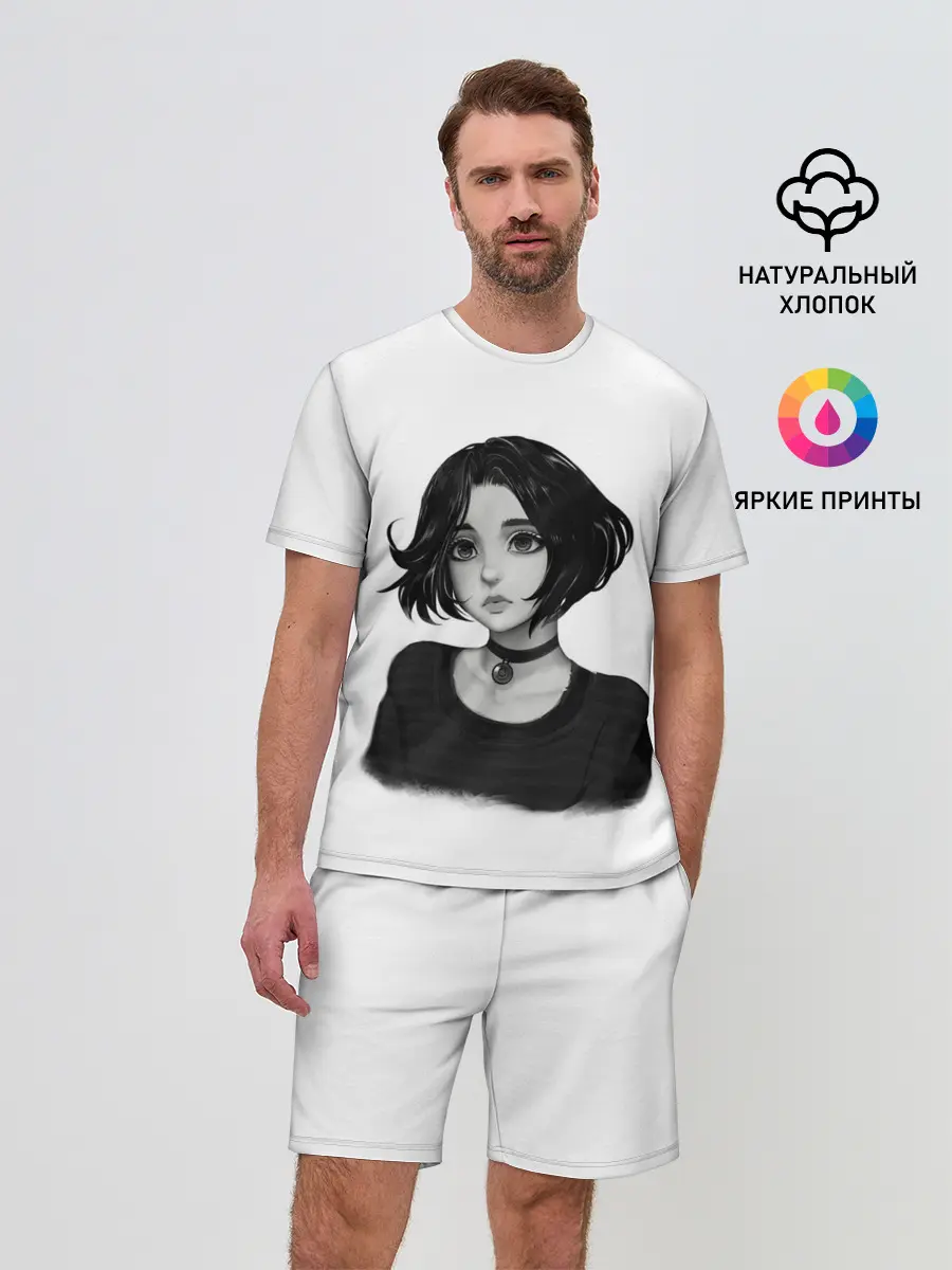 Мужской костюм с шортами / Девушка Думер