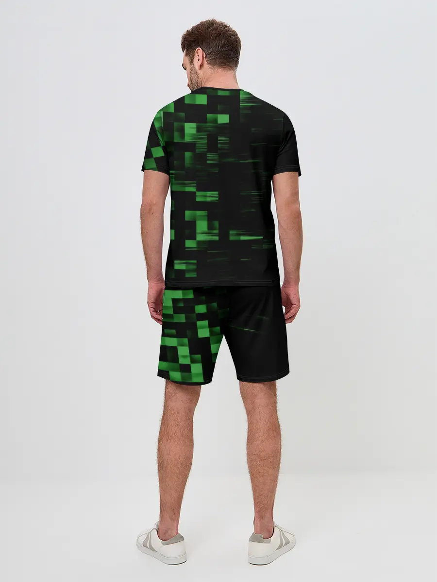 Мужской костюм с шортами / MINECRAFT.