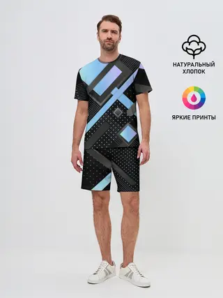 Мужской костюм с шортами / Modern Geometry