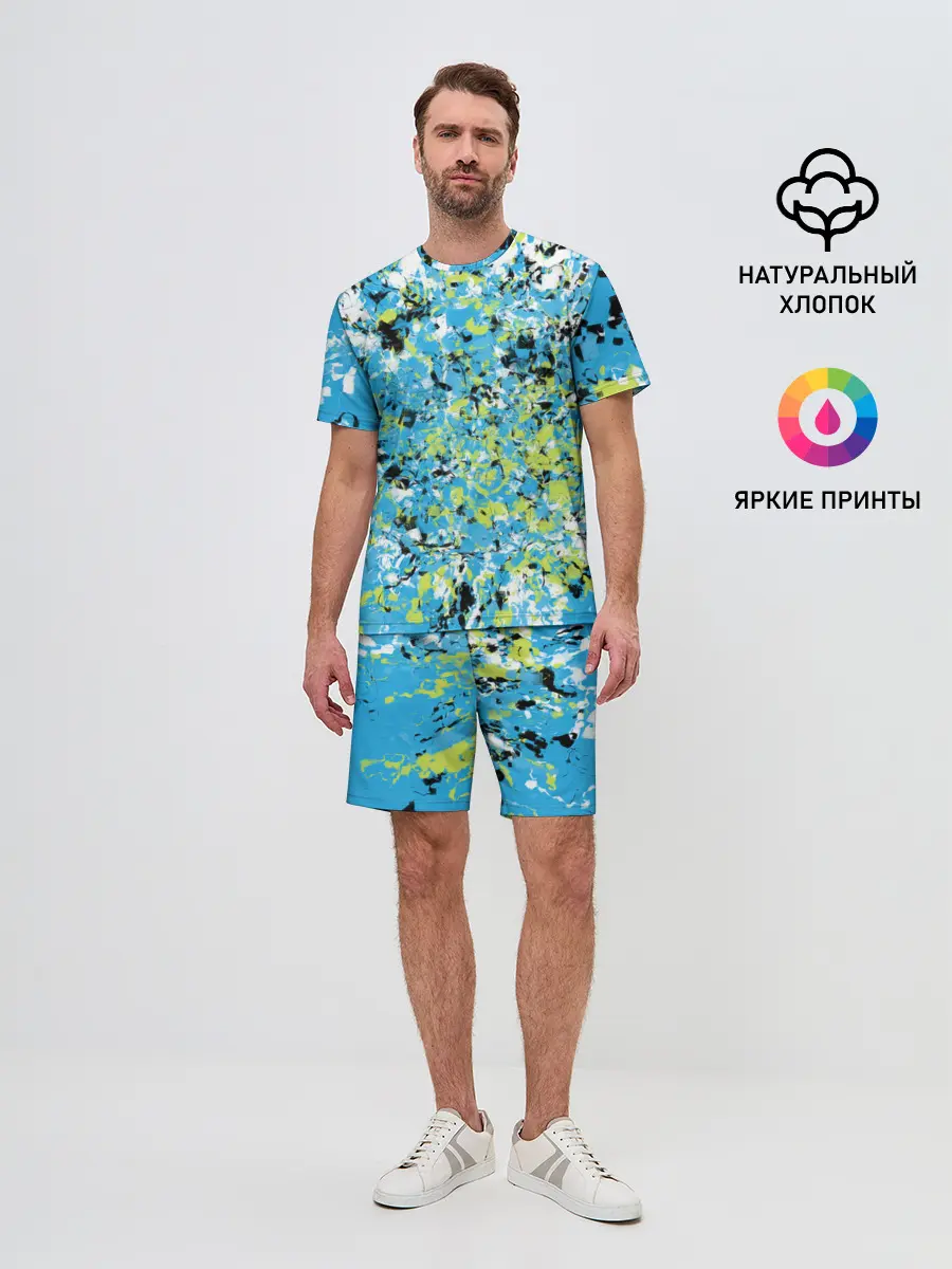 Мужской костюм с шортами / Абстракция
