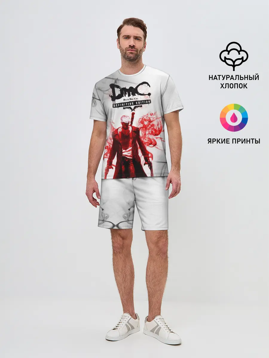 Мужской костюм с шортами / devil may cry