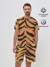 Мужской костюм с шортами / Тигриный камуфляж