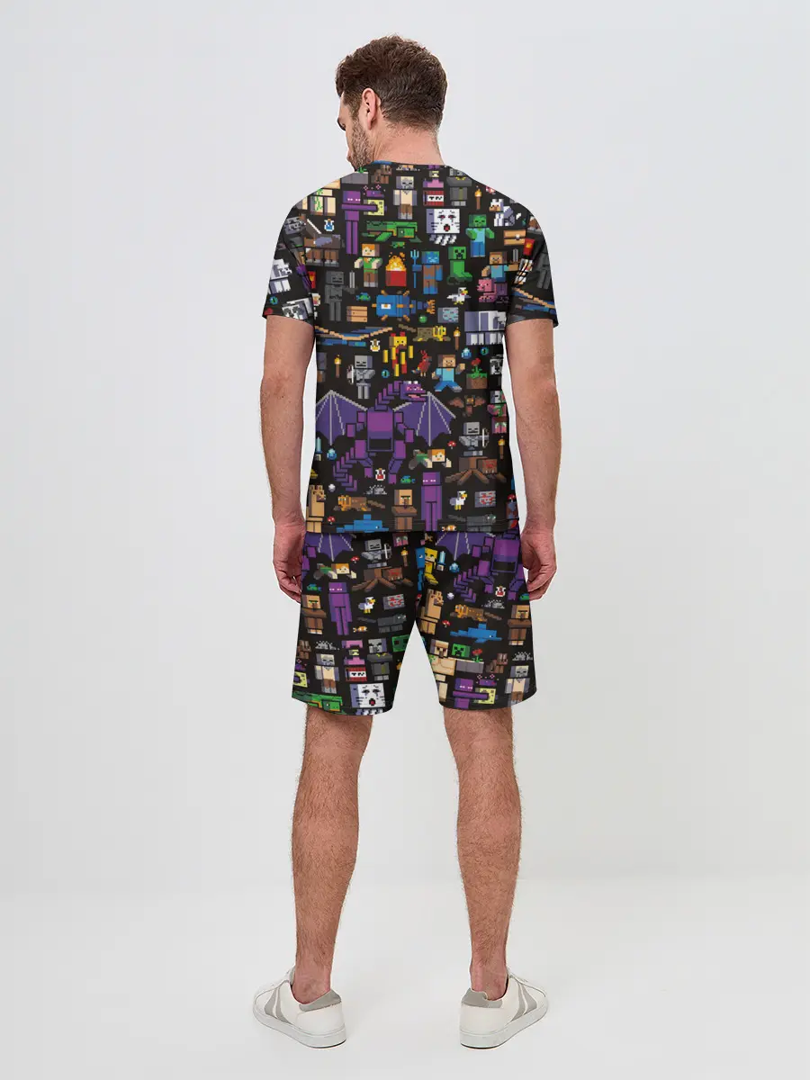 Мужской костюм с шортами / MINECRAFT | МАЙНКРАФТ