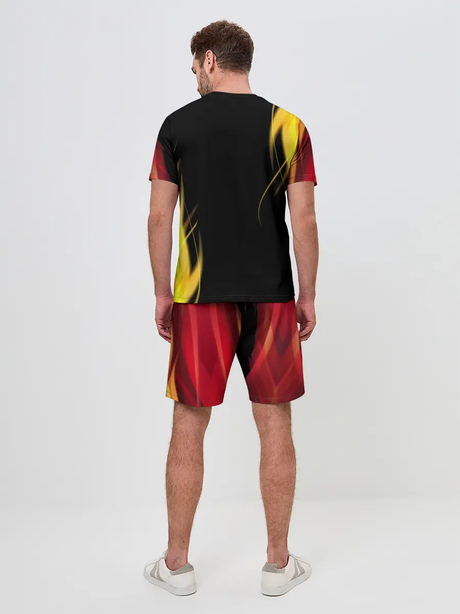 Мужской костюм с шортами / Грозовой кошак