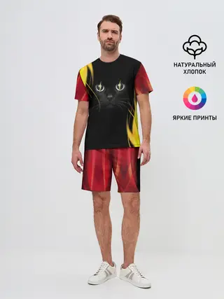 Мужской костюм с шортами / Грозовой кошак