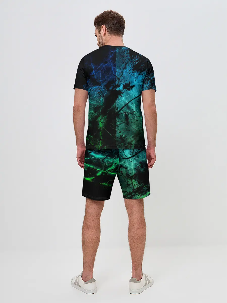 Мужской костюм с шортами / Minecraft / Майнкрафт