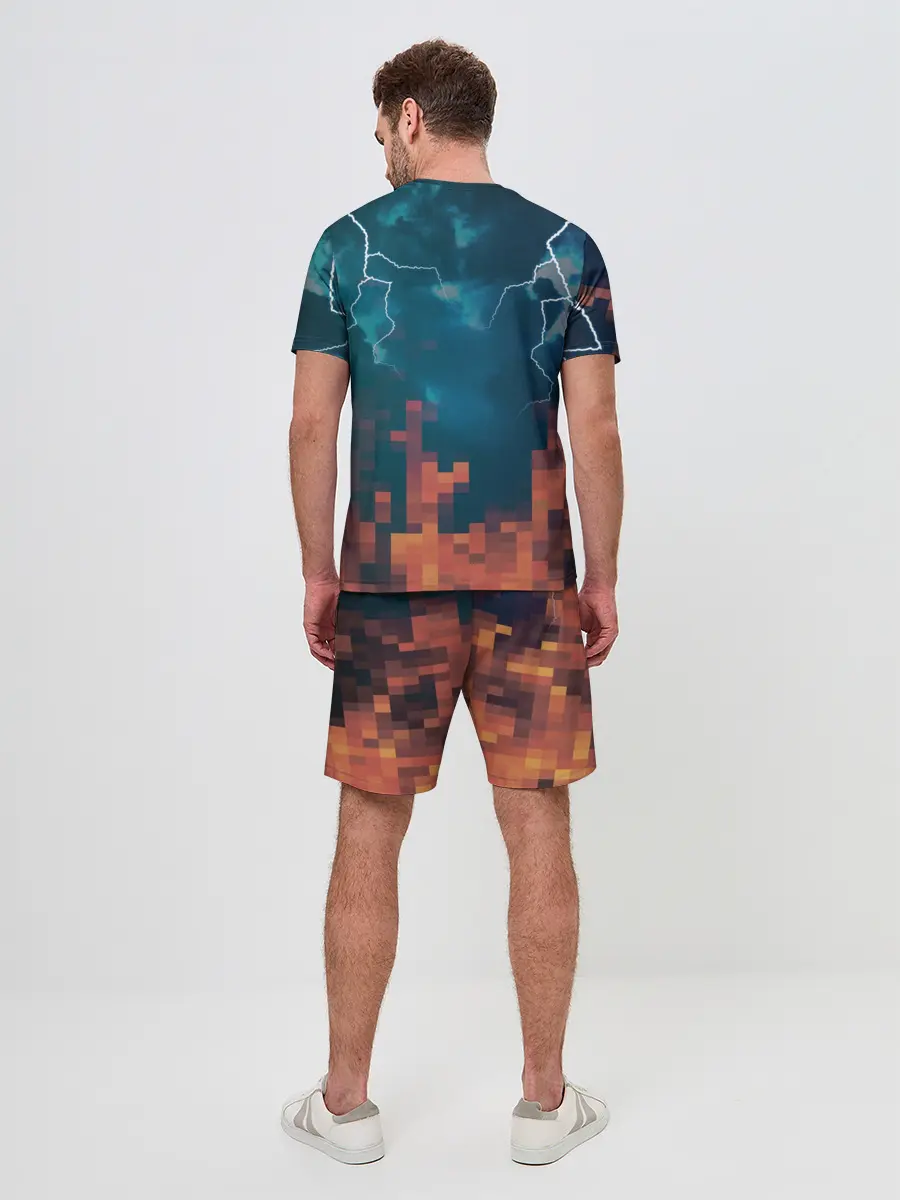Мужской костюм с шортами / ЪУЪ Молнии
