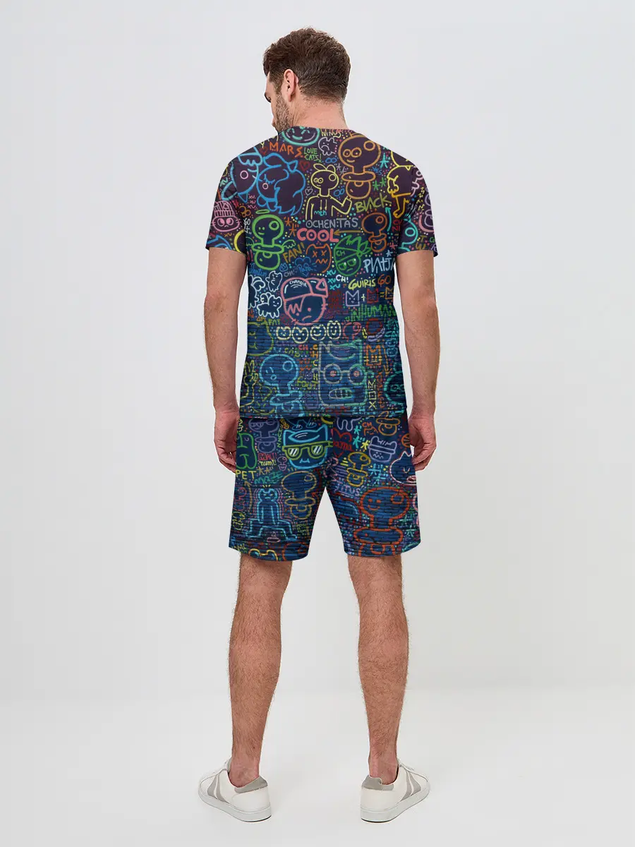 Мужской костюм с шортами / Арт