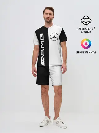 Мужской костюм с шортами / MERCEDES AMG | МЕРСЕДЕС