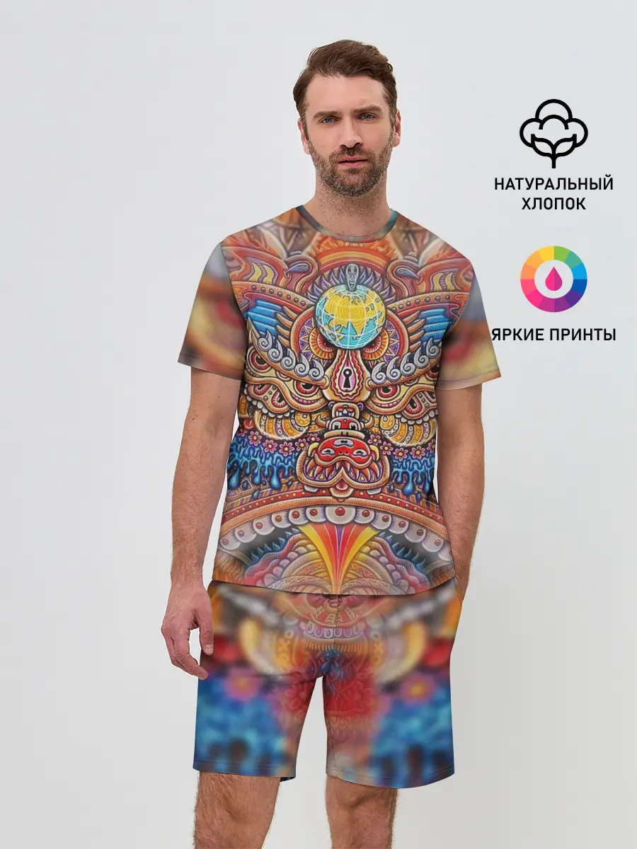 Мужской костюм с шортами / Rising dragon