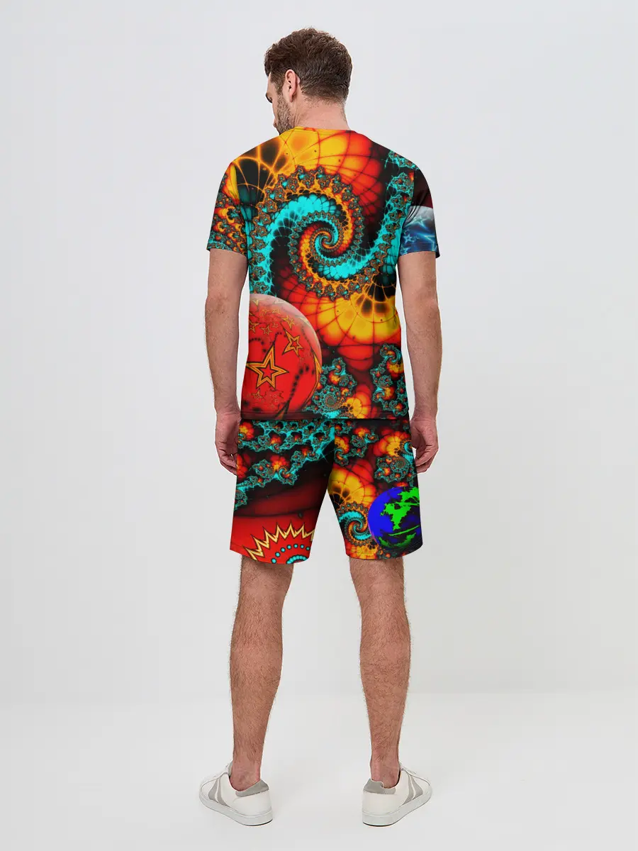 Мужской костюм с шортами / СТОЛКНОВЕНИЕ ПЛАНЕТ