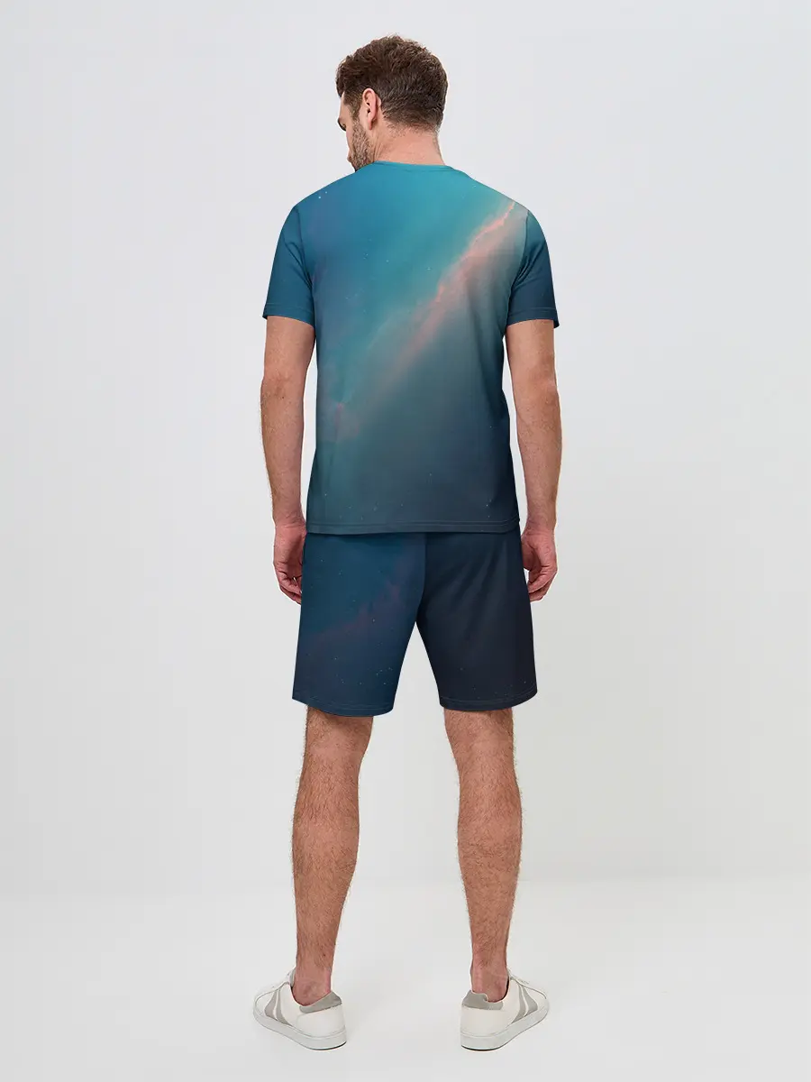 Мужской костюм с шортами / Космос