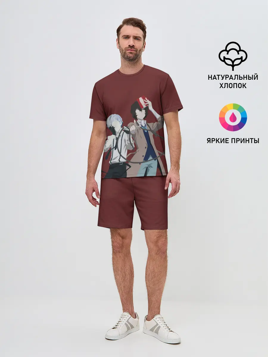 Мужской костюм с шортами / Atsushi Nakajima & Osamu Dazai